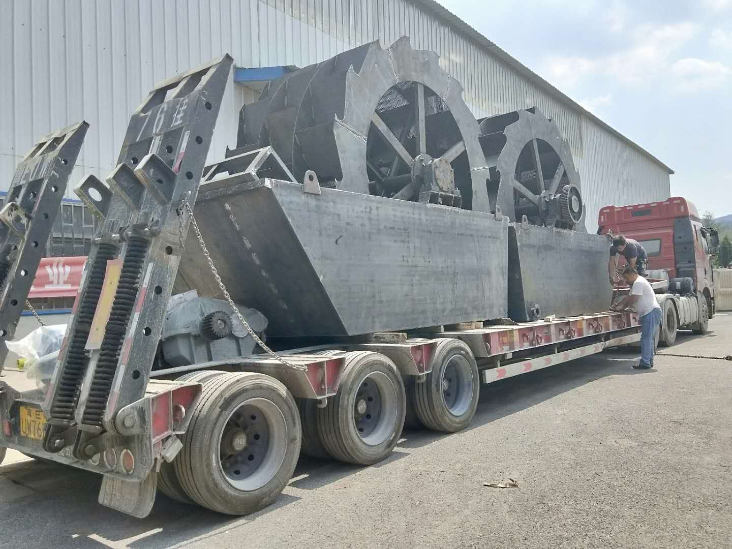 XSD3216洗砂機(jī)發(fā)貨現(xiàn)場(chǎng)